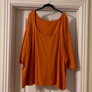 Jessica London plus size orange shirt